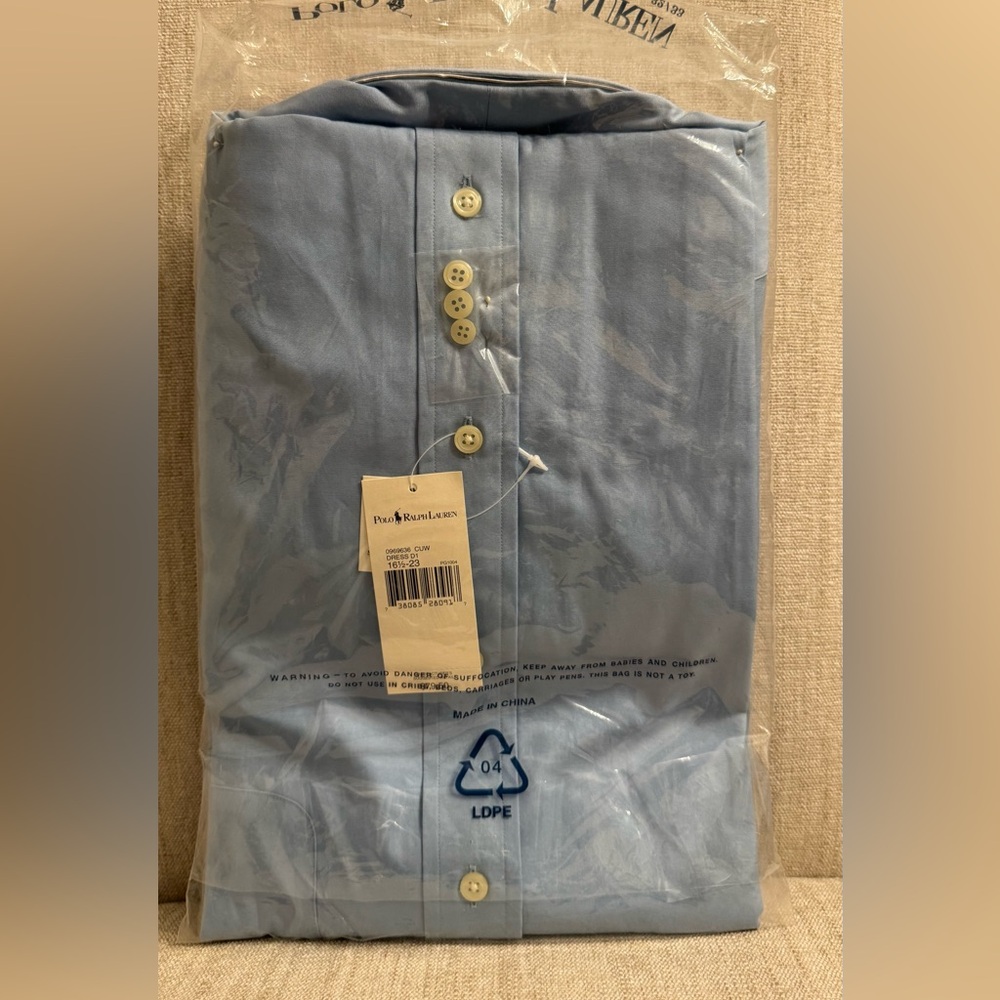 Polo by Ralph Lauren Light Blue Dress Shirt - Picture 3 of 4
